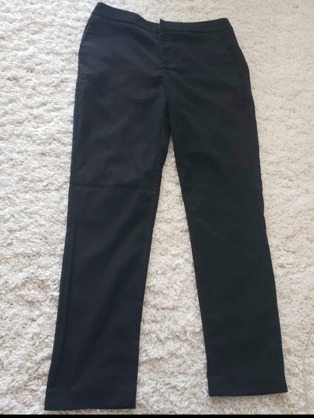 Joe Fresh Women's Black Straight-Leg Trousers